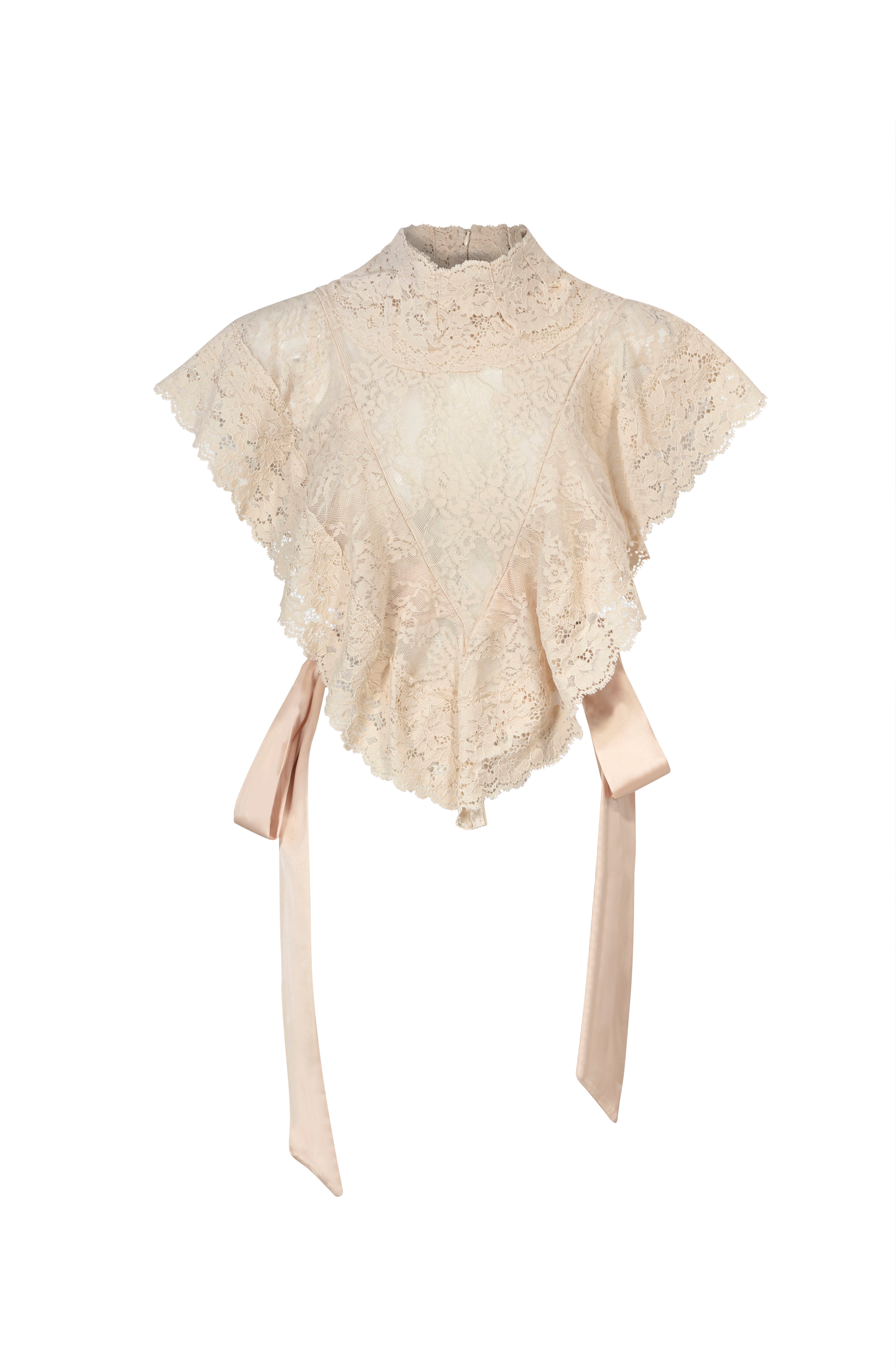The romance lace top Beige