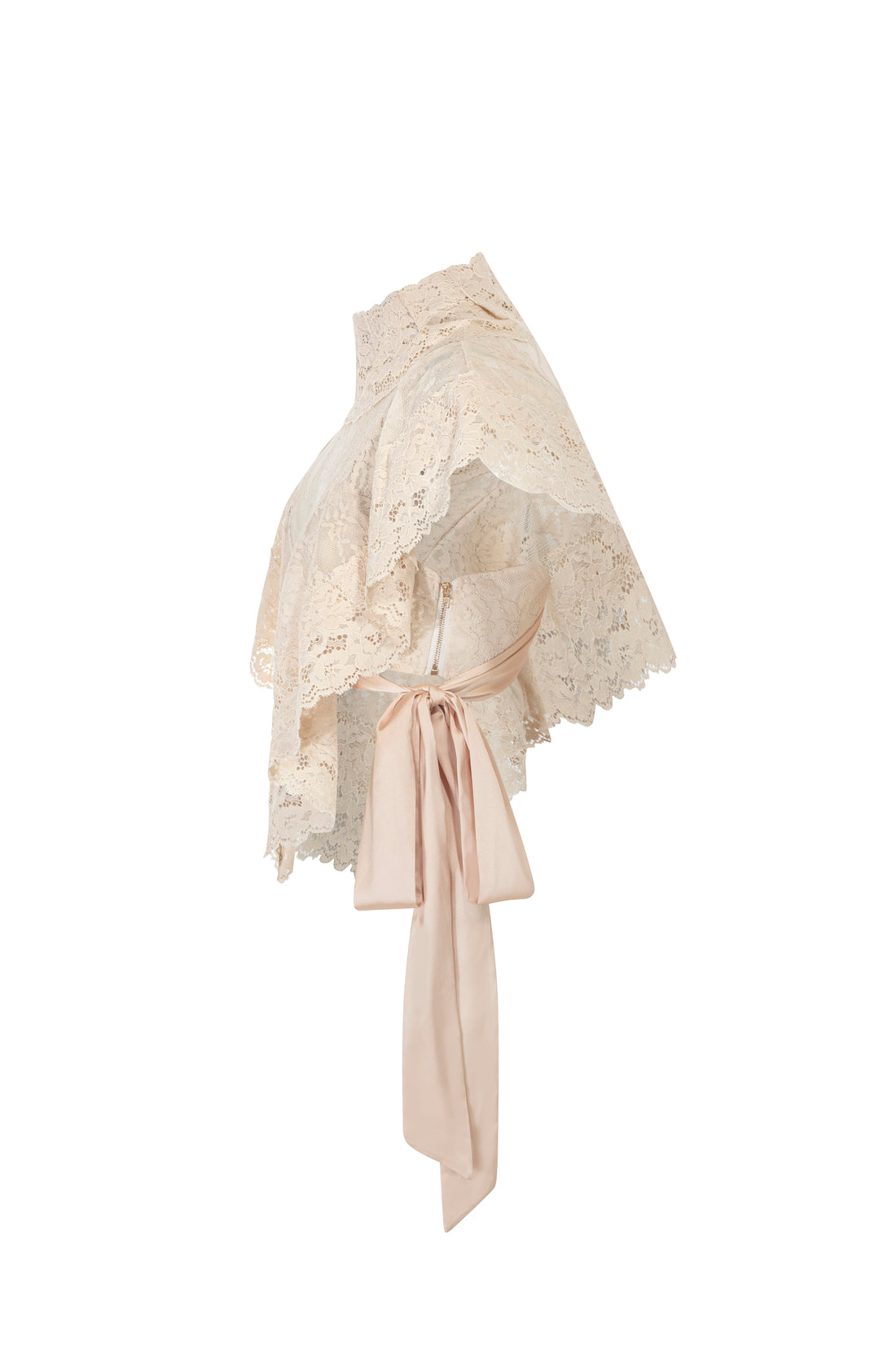 The romance lace top Beige