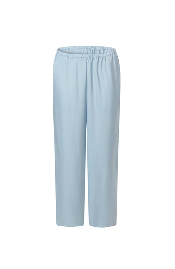 Satin Flow pants Light Blue