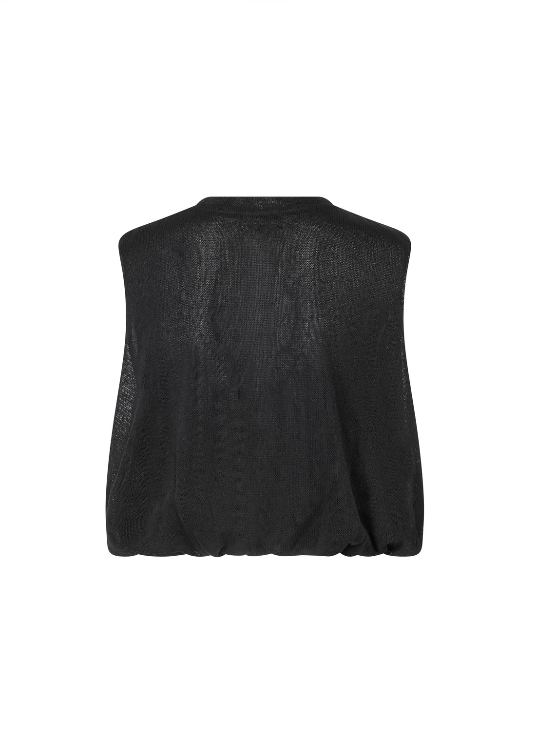 knit Bubble Tank black