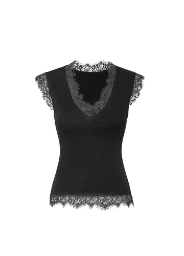 Lace Tank black
