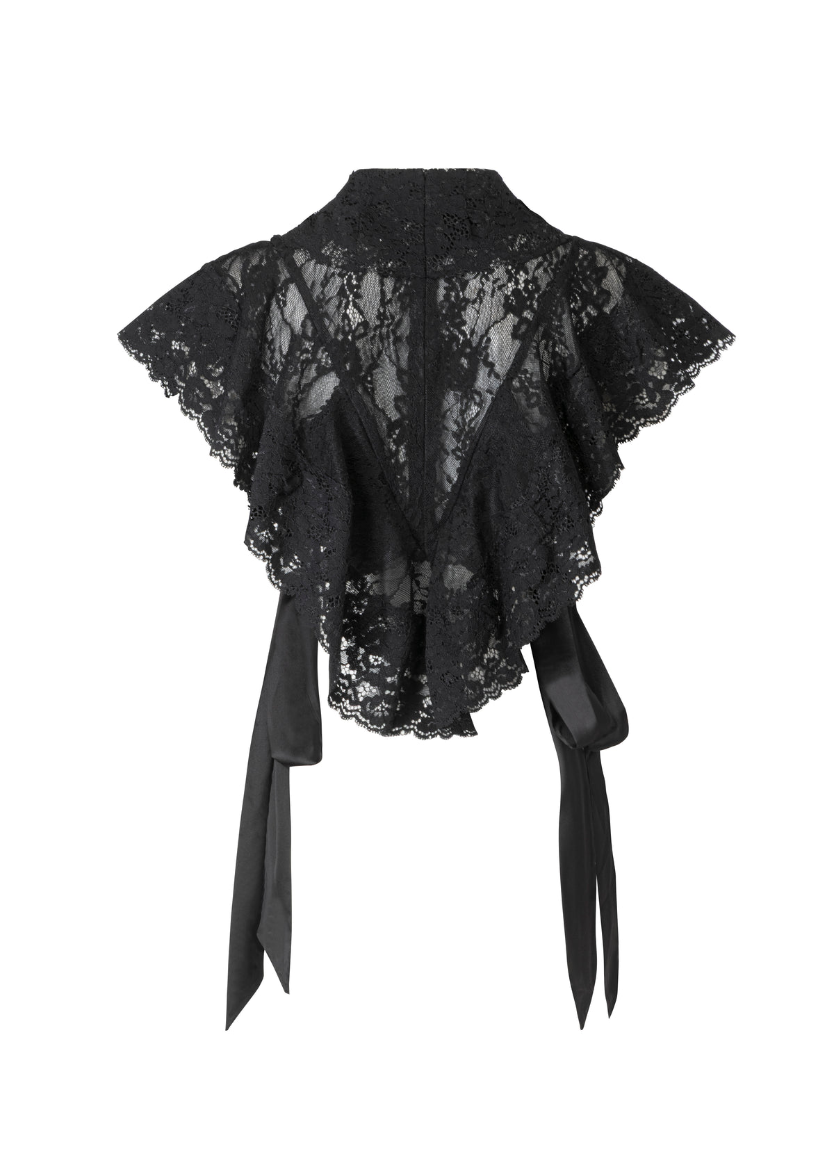 The romance lace top Black