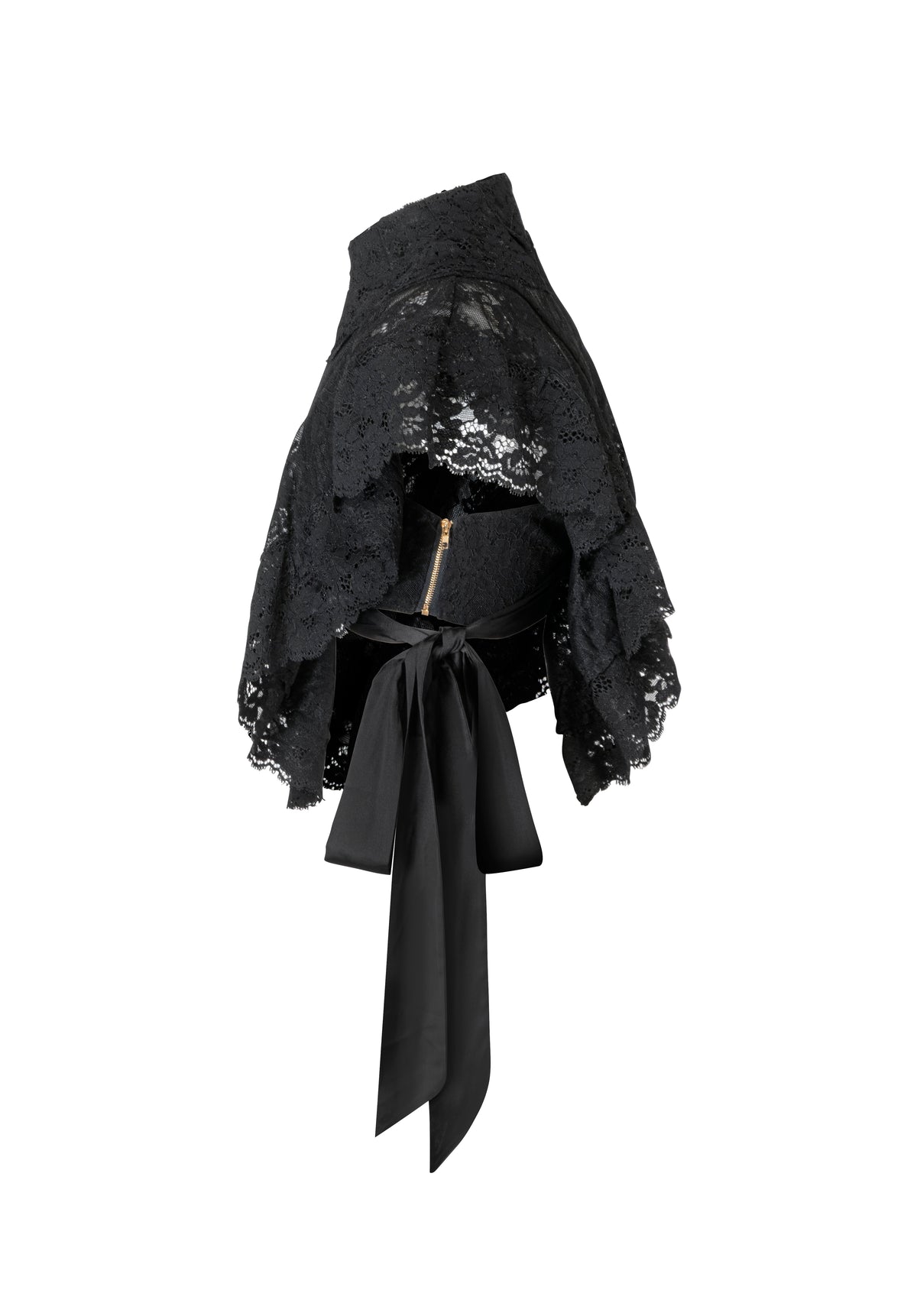 The romance lace top Black