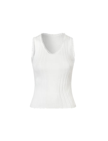 Scallop Tank white