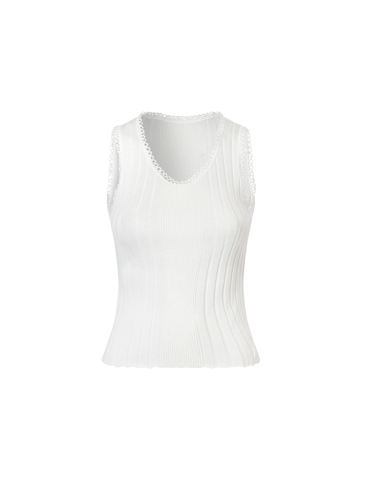 Scallop Tank white