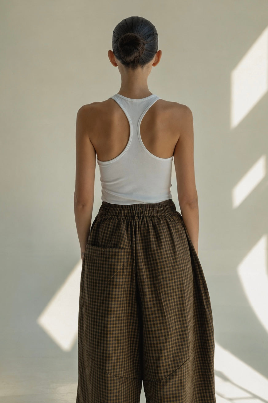 Sporty Rib tank white
