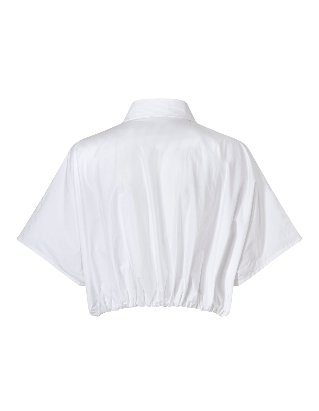 Ballon button-up shirt white