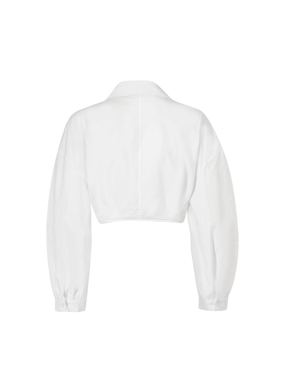 Elegant knot shirt white