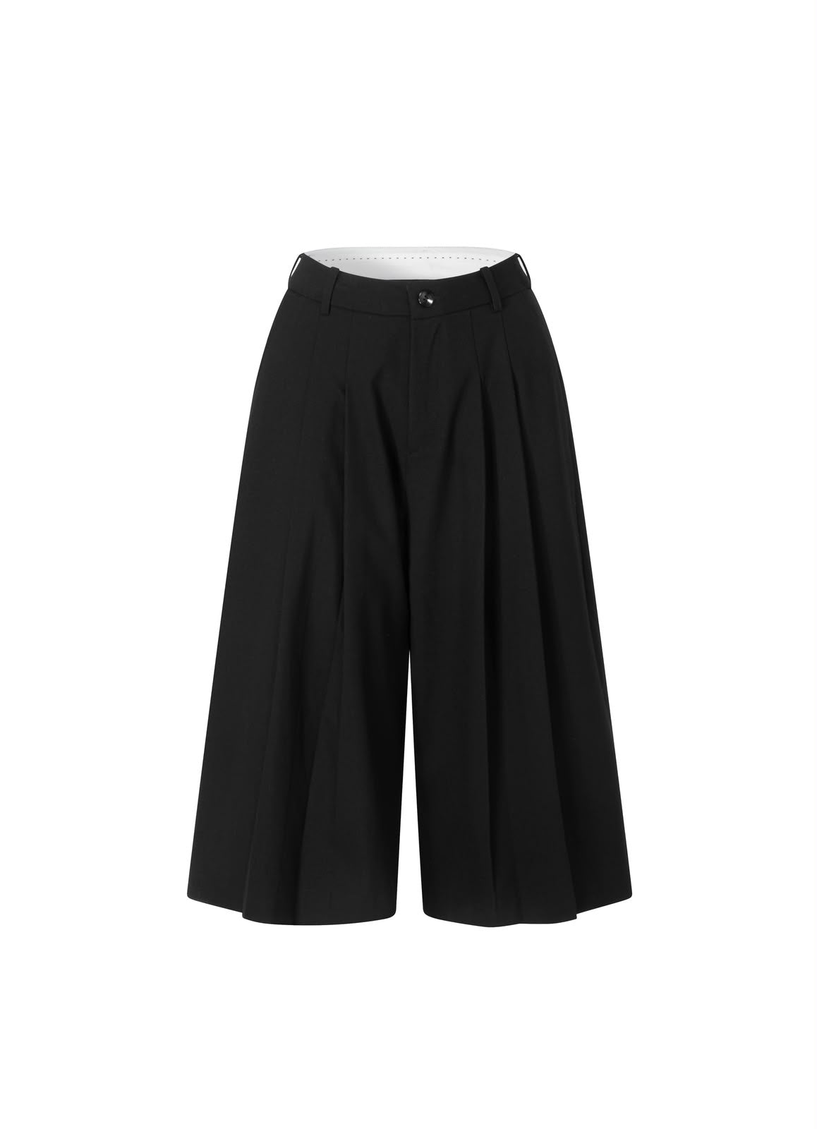 Tailored black barmuda