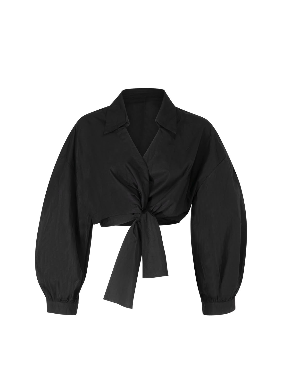 Elegant knot shirt black