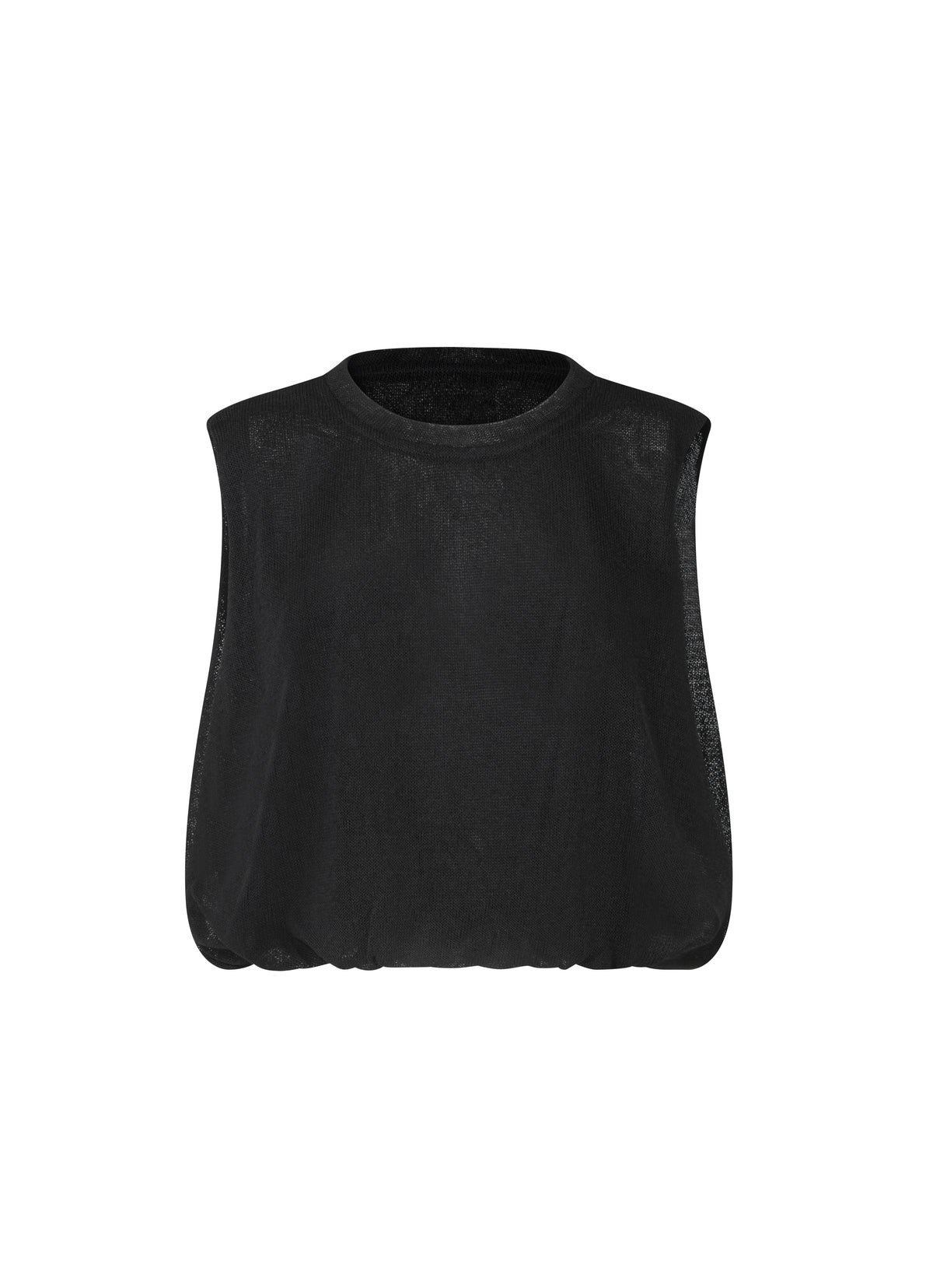 knit Bubble Tank black